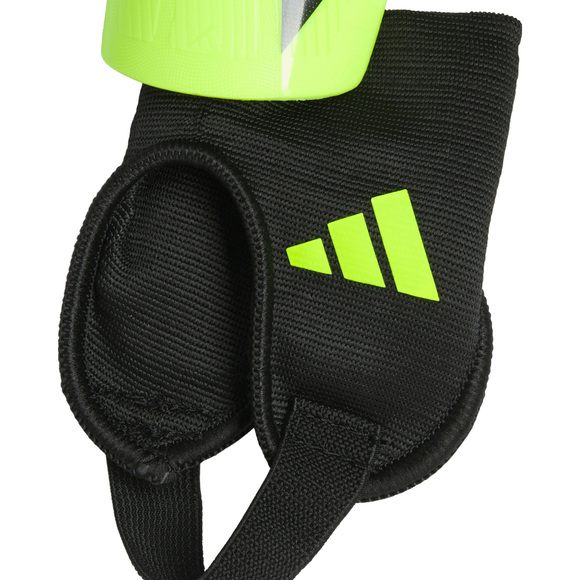 Ochraniacze piłkarskie dla dzieci adidas Tiro Match limonkowo-czarne IS5603
