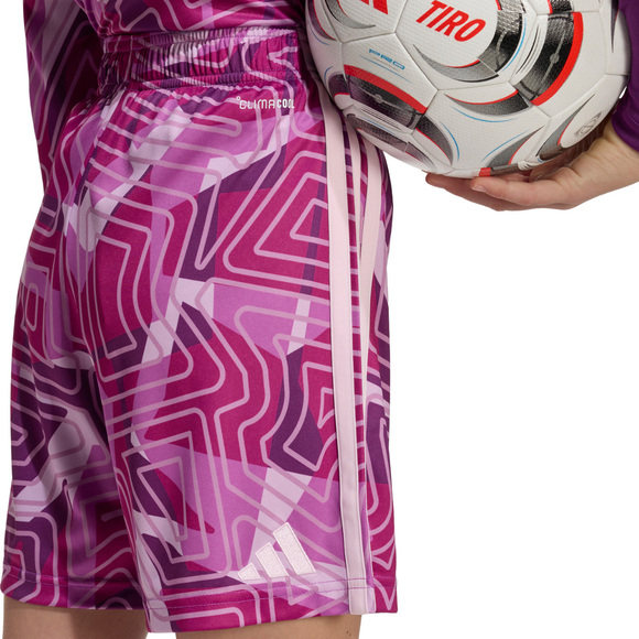 Spodenki bramkarskie dla dzieci adidas Tiro 26 Competition różowe KC5470