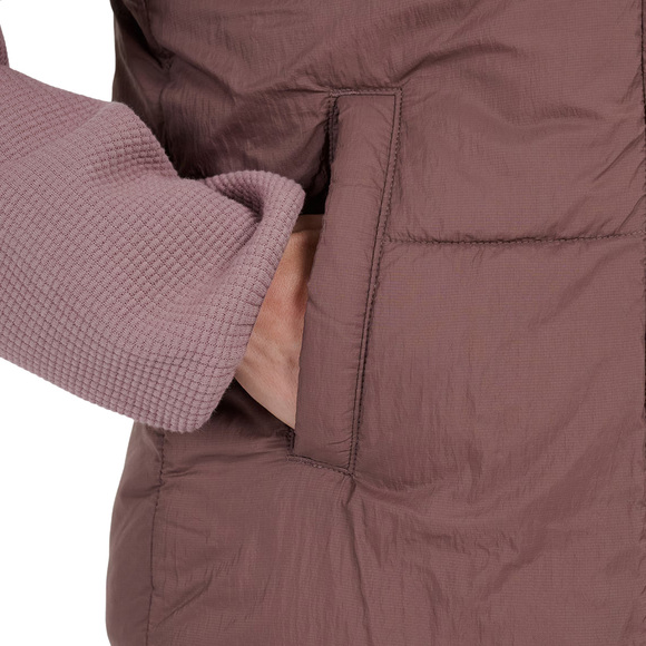 Kamizelka damska 4F F299 ciemny brązowy 4FWAW25TVJAF299 80S