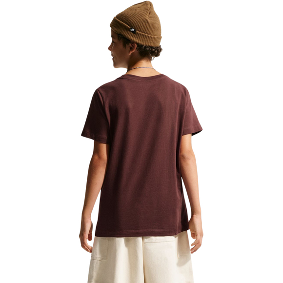 Koszulka dla dzieci Nike Sportswear brązowa FZ5177 659