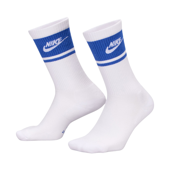 Skarpety Nike Everyday Elevated Crew 3 pary biało-niebieskie IM7949 904