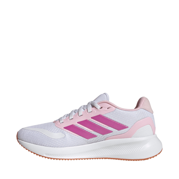 Buty dla dzieci adidas Runfalcon 5 biało-różowe JP9396