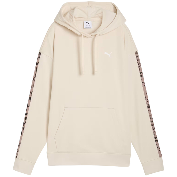 Bluza damska Puma ESS Graphic Animal Comfort Hoodie beżowa 691822 87