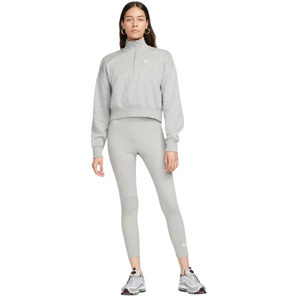 Legginsy damskie Nike Sportswear Classic szare DV7789 063