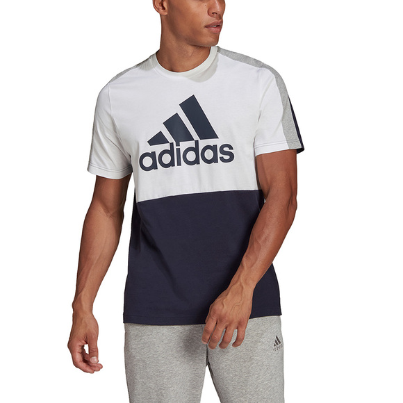 Koszulka męska adidas M CB T biało-granatowa HE4329