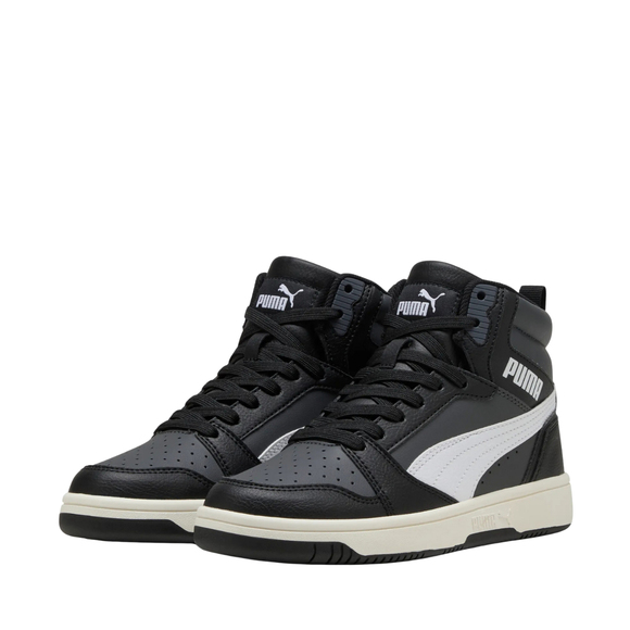 Buty dla dzieci Puma Rebound V6 Mid czarne 393831 29