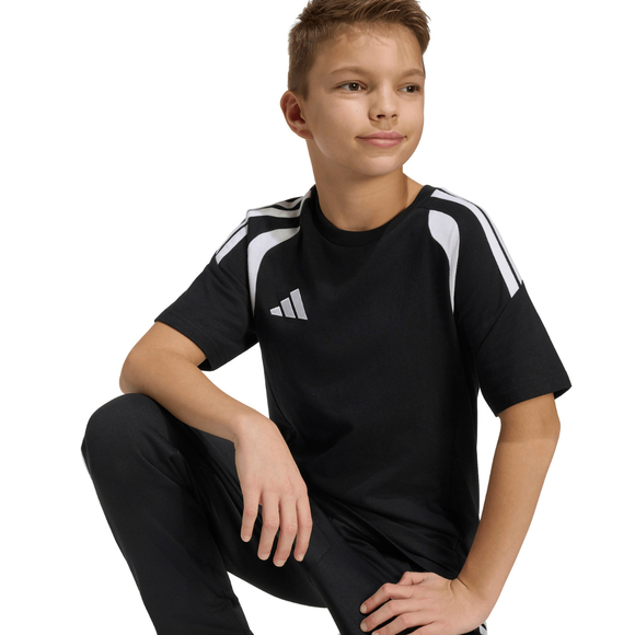 Koszulka dla dzieci adidas Tiro 26 League Tee czarna JY7226