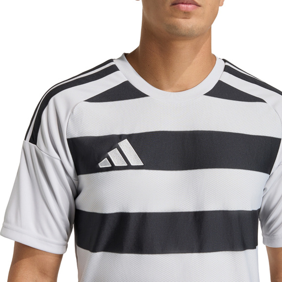 Koszulka męska adidas Hooped 26 Jersey szaro-czarna KF3396