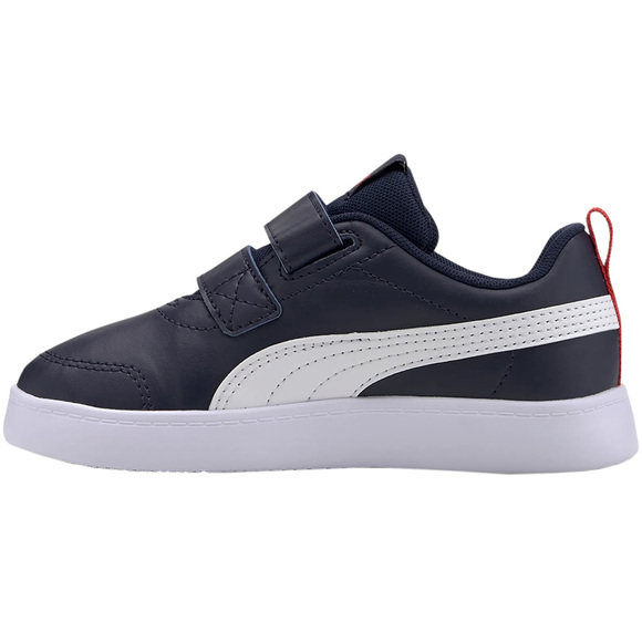 Buty dla dzieci Puma Courtflex v2 V PS granatowo-białe 371543 01