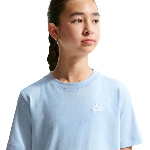 Koszulka dla dzieci Nike Sportswear błękitna FZ5177 407