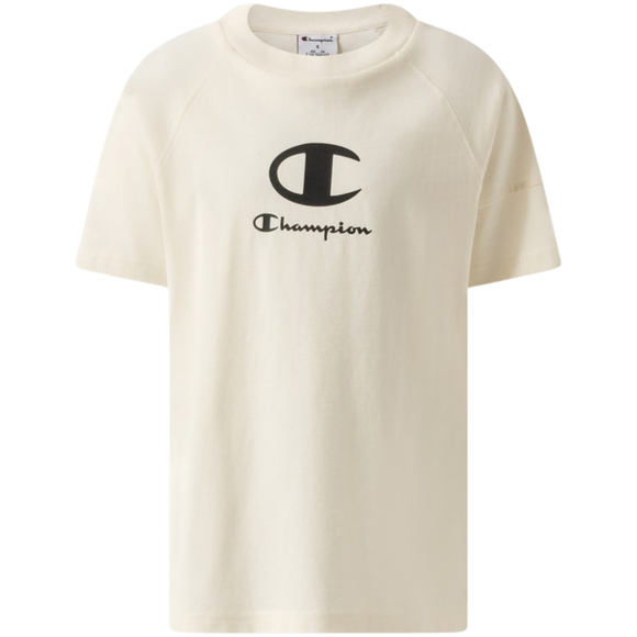 Koszulka dla dzieci Champion SS Tee jasnobeżowa 307719 YS084