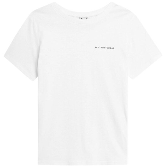 Koszulka damska 4F biała H4Z22 TSD025 10S