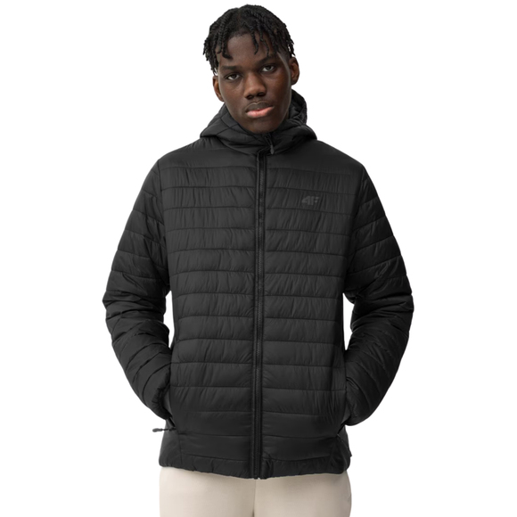 Kurtka męska puchowa 4F głęboka czerń 4FSS23TDJAM085 20S