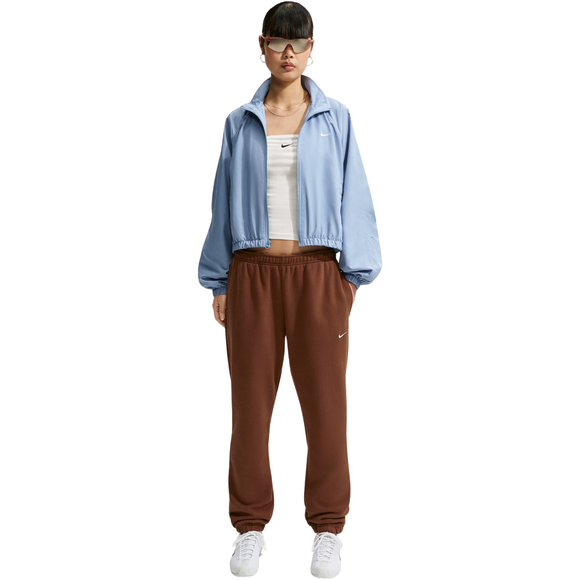 Spodnie damskie Nike Studio Fleece jasny brąz IM8076 259