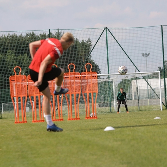 Mur piłkarski PRO 180 cm Niebieski