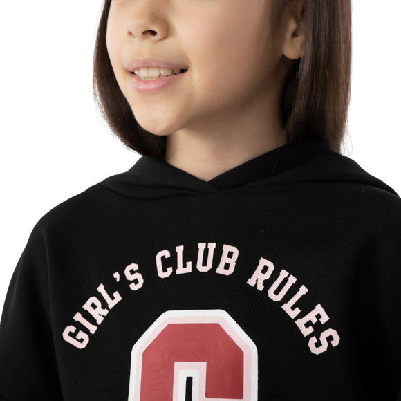 Bluza dla dziewczynki 4F głęboka czerń HJZ22 JBLD004 20S