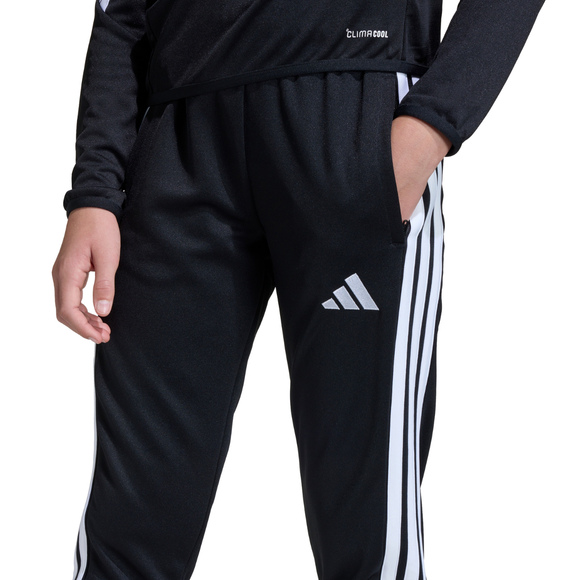 Spodnie dla dzieci adidas Tiro 26 League Training Slim czarno-białe JY7117
