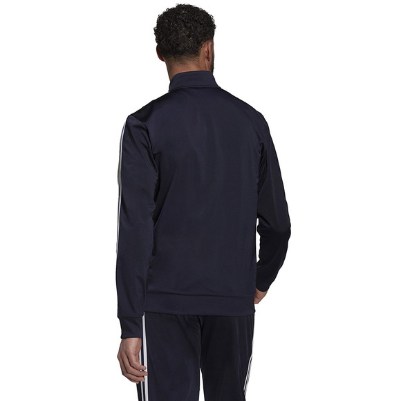 Bluza męska adidas Primegreen Essentials Warm-Up 3-Stripes granatowa H46100