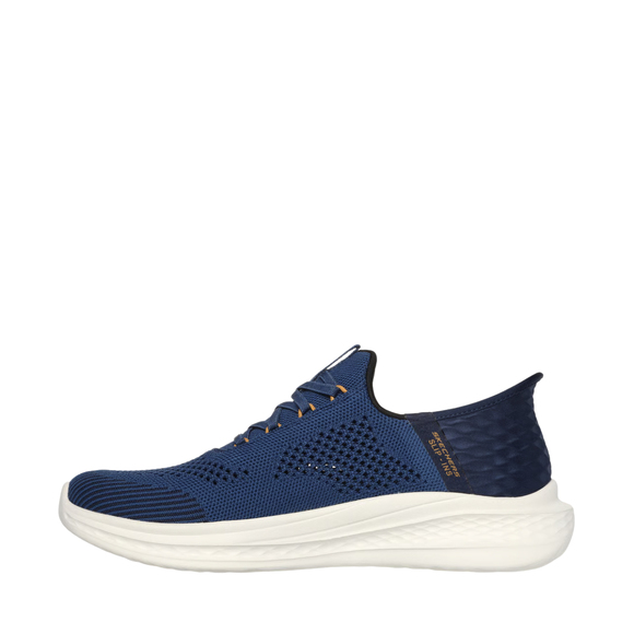 Buty męskie Skechers Slade Quinto niebieskie 210810 BLU