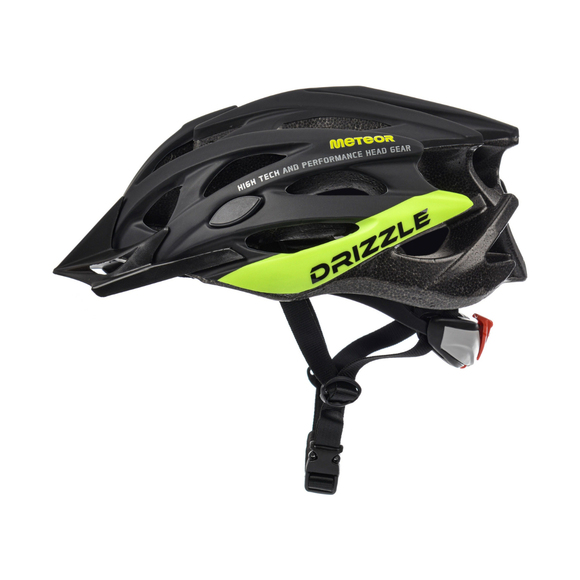 Kask rowerowy Meteor MV29 Drizzle L 58-61 cm czarny/neonowy zielony 16921