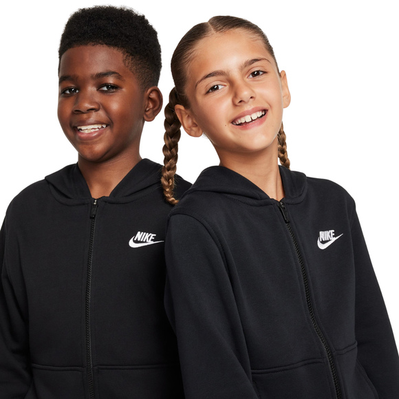 Bluza dla dzieci Nike Club Fleece czarna FD3017 010