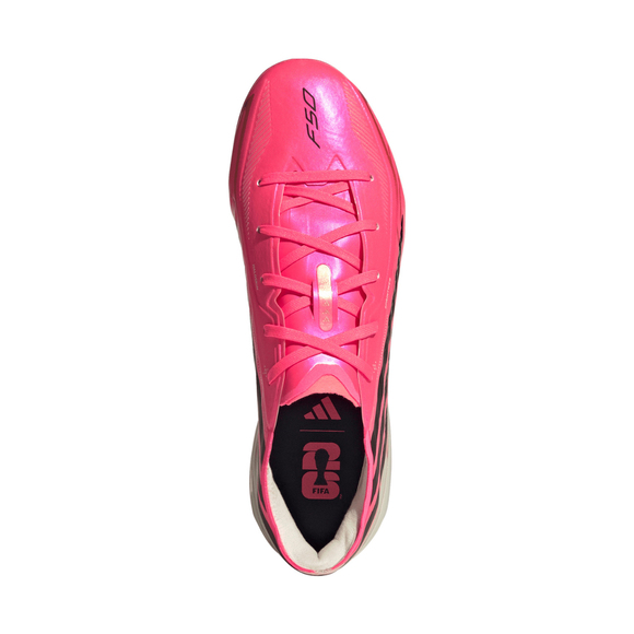 Buty piłkarskie dla dzieci adidas F50 Hyperfast Elite FG różowe IH4451