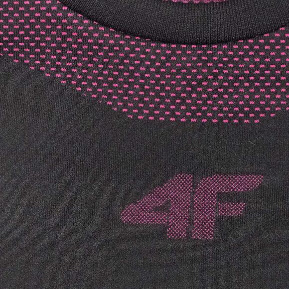 Bielizna bezszwowa dla dziewczynki 4F F250 głęboka czerń 4FJWAW25USEAF250 20S