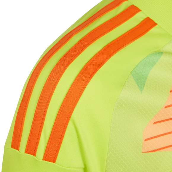 Koszulka bramkarska dla dzieci adidas Tiro 24 Competition Long Sleeve Goalkeeper limonkowa IU0294