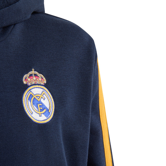 Bluza dla dzieci adidas Real Madrid Kids Hoodie granatowa KG5365