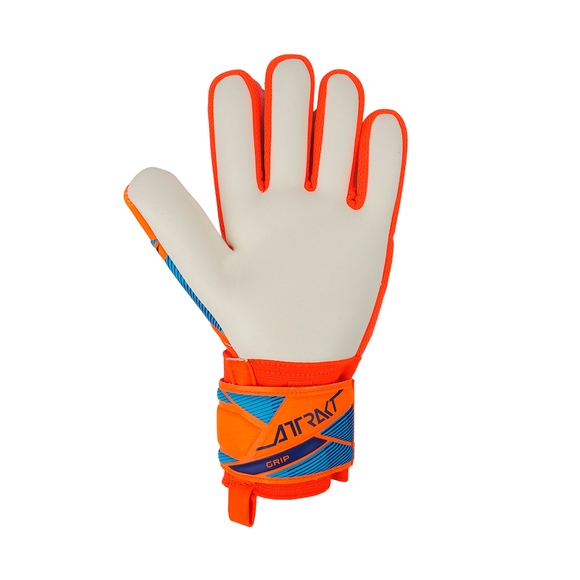 Rękawice bramkarskie Reusch Attrakt Grip Junior pomarańczowe 5672814 2290