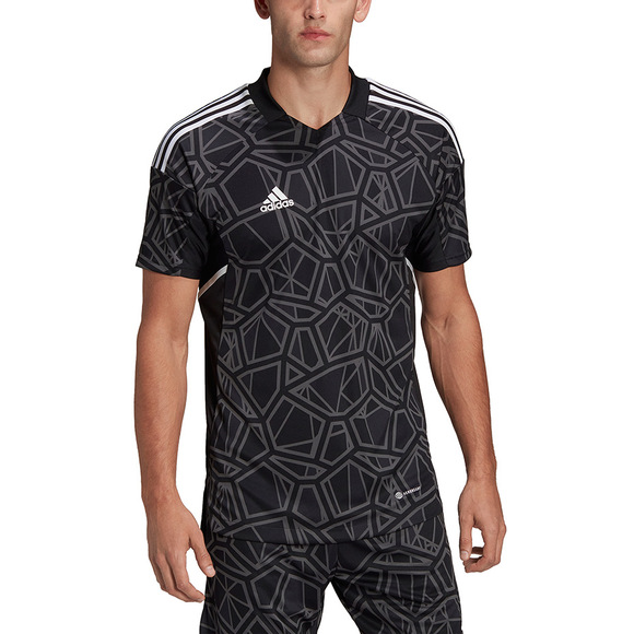 Koszulka męska Condivo 22 Goalkeeper Jersey Short Sleeve czarna HB1619