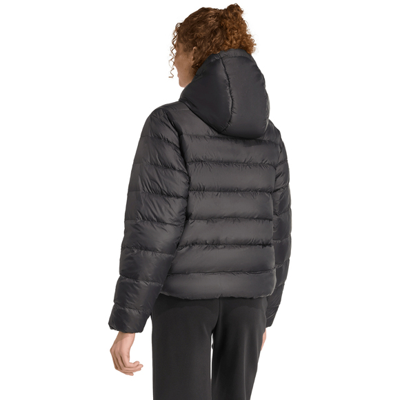 Kurtka damska adidas Essentials Climawarm Light Down Hoodie czarna KC1580