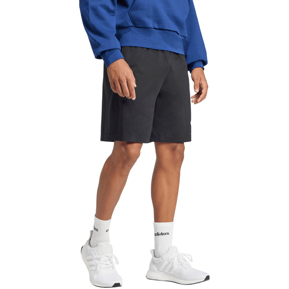 Spodenki męskie adidas Essentials Big Logo Single Jersey czarne IS6909