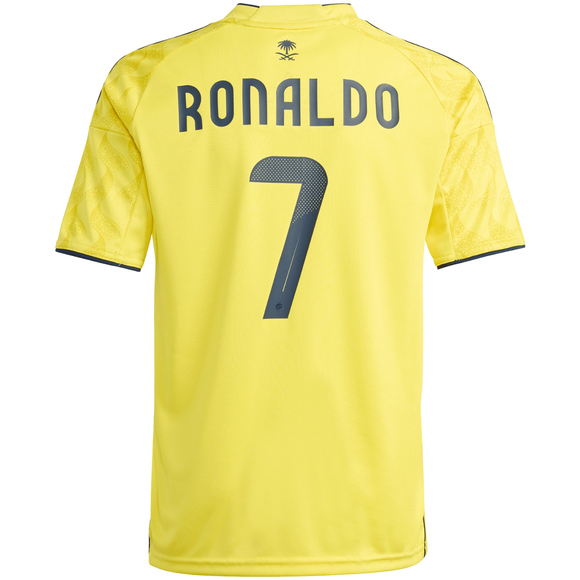 Koszulka dla dzieci adidas Al Nassr FC 2025/2026 Home Jersey żółta JN7981