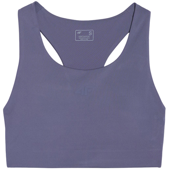 Stanik sportowy 4F F225 ciemny granat 4FWAW25USBAF225 30S