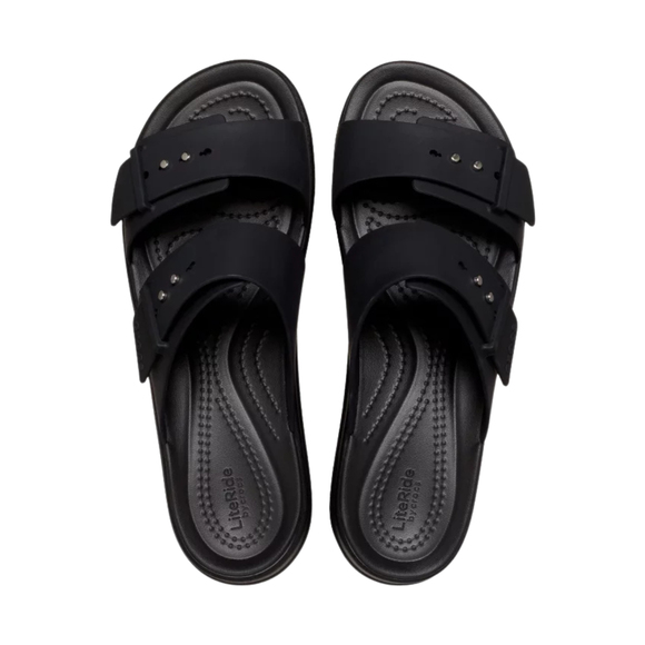 Klapki damskie Crocs Brooklyn Low czarne 207431 001