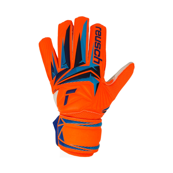 Rękawice bramkarskie Reusch Attrakt Solid Junior pomarańczowe 5672516 2290