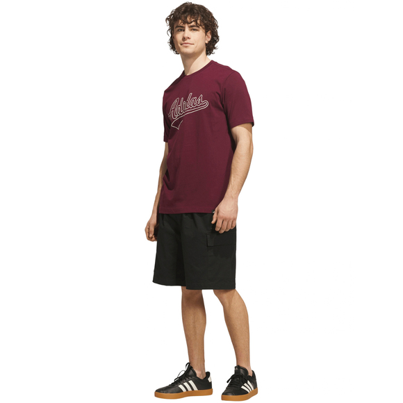 Koszulka męska adidas Varsity Tailsweep Graphic bordowa KS2180