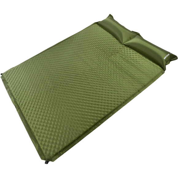 Mata samopompująca Meteor 192x132x3,0cm oliwkowa 17473