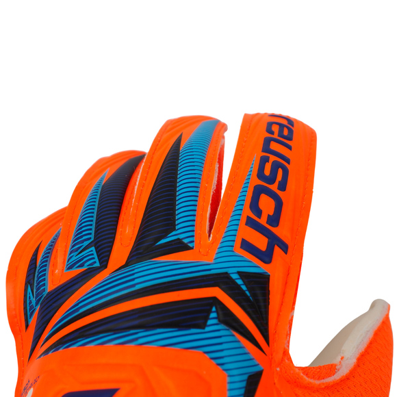 Rękawice bramkarskie Reusch Attrakt Solid Junior pomarańczowe 5672516 2290