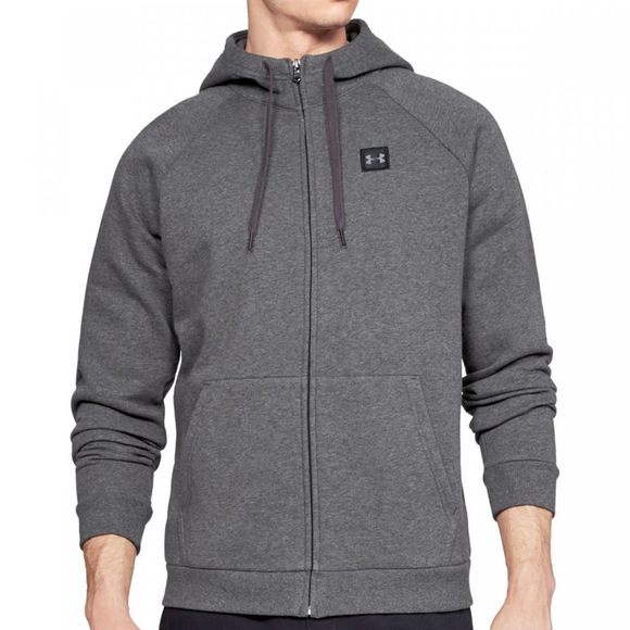 Bluza męska Under Armour Rival Fleece Fz Hoodie grafitowa UAR 1320737 020