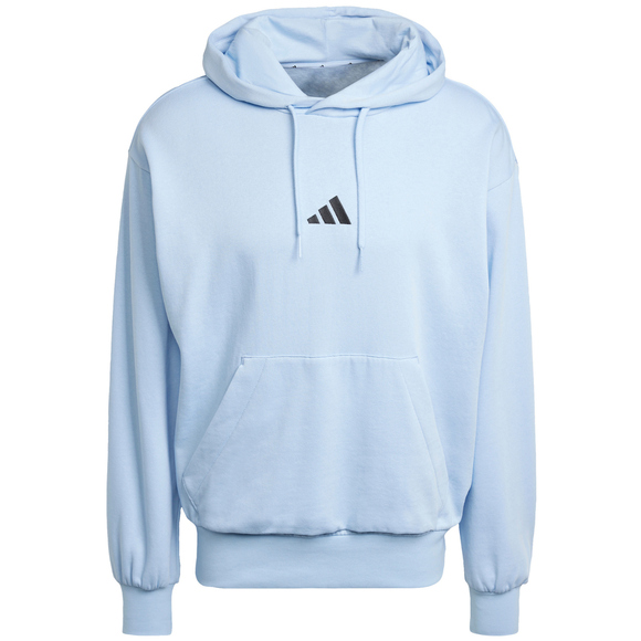 Bluza męska adidas Essentials Feelcozy Hoodie błękitna IN6064