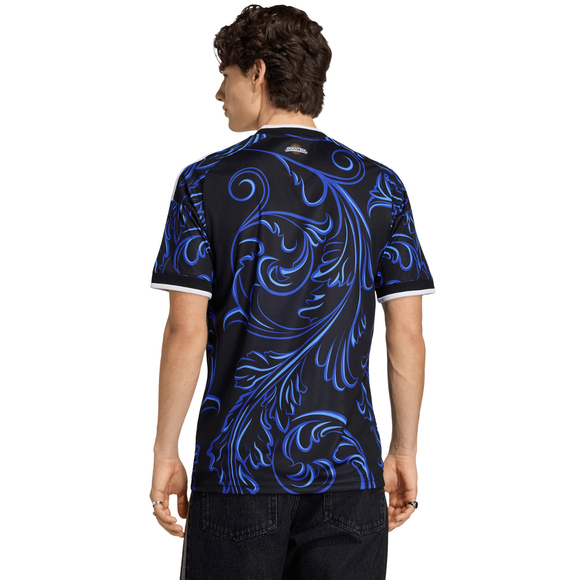 Koszulka męska adidas Argentyna 26 Away Jersey czarno-niebieska JM8395