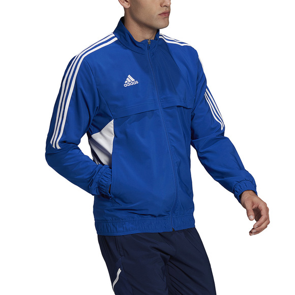 Bluza męska adidas Condivo 22 Presentation Jacket niebieska HA6245