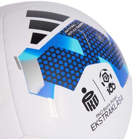 Piłka nożna adidas Ekstraklasa 26/27 Training biało-niebieska KE5152