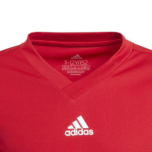 Koszulka dla dzieci adidas Team Base Tee czerwona GN5711