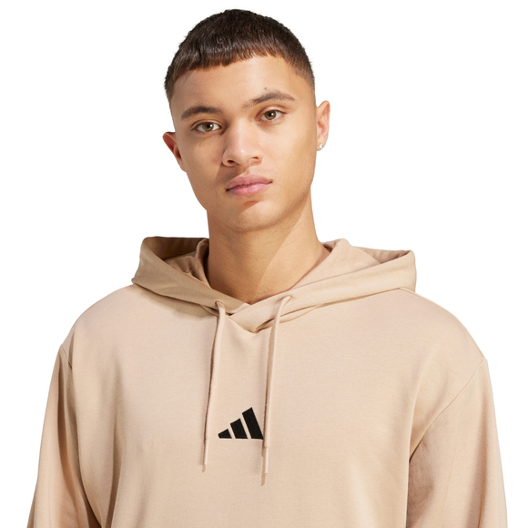 Bluza męska adidas Essentials Feelcozy French Terry beżowa JX3325