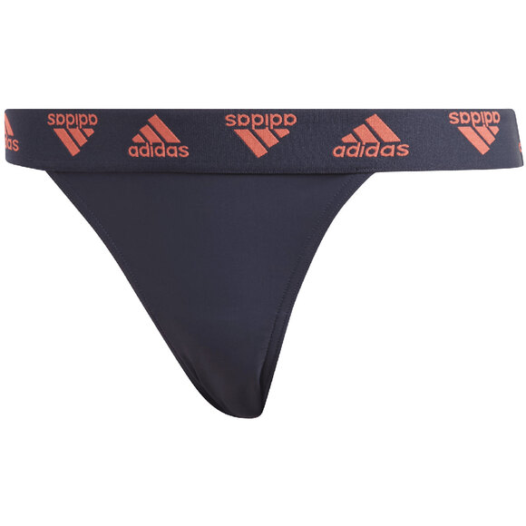 Kostium kąpielowy damski adidas Neckholder pomarańczowo-szary HR4397