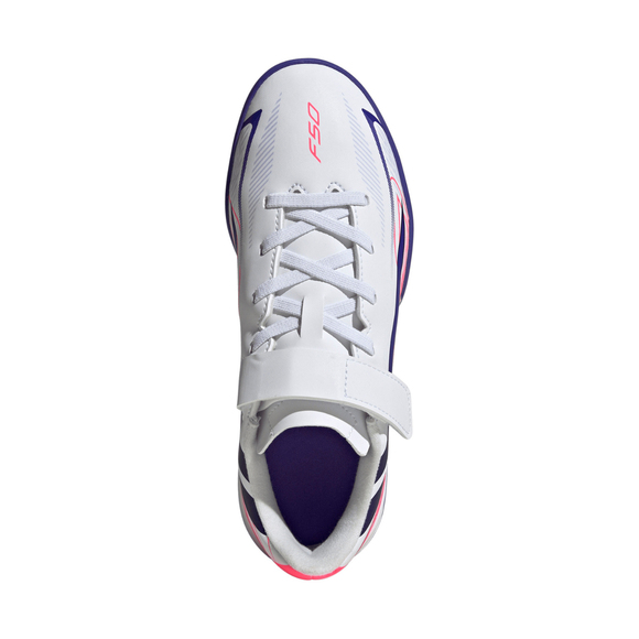 Buty piłkarskie dla dzieci adidas F50 Hyperfast Club Hook and Loop TF KK1337