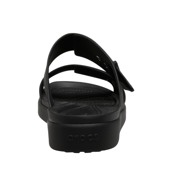 Klapki damskie Crocs Brooklyn Buckle Low czarne 211215 001